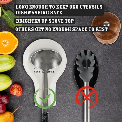 Spoon Rest - Gifts for Mom Spoon Rest for Stove Top for Cooking Spoons Spatula Kitchen Decor Mothers Day Gifts for Mom with Gift Box Ready - Image 4