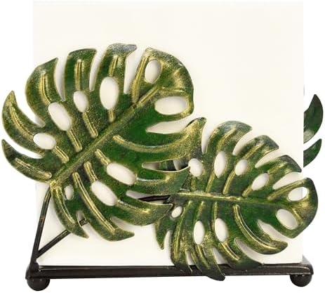 Olgift Metal Ginkgo Leaves Napkin Holder