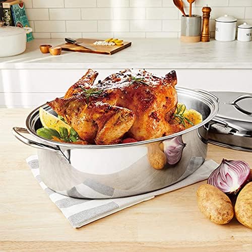 ANSChris Stainless Steel Fish Steamer Pot for Home Use