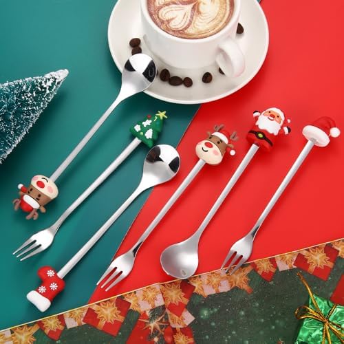premium stainless steel flatware set Christmas gift