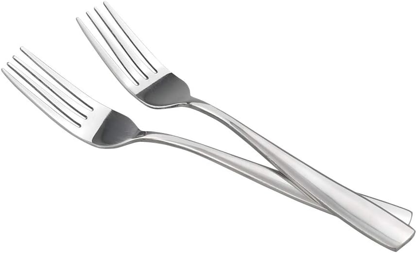 Hommp 16-Piece Stainless Steel Salad Forks