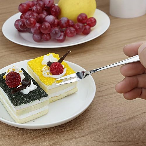 Elegant Small-Size Stainless Steel Two-Prong Forks