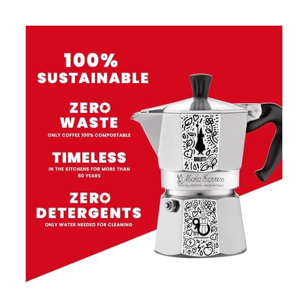   BIALETTI--Moka-Express-90th-Birthday-Silver