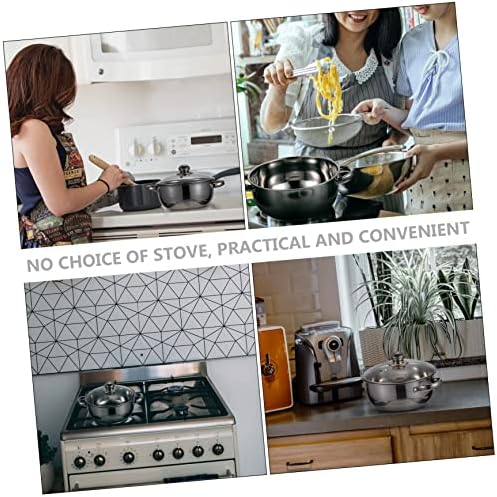 Stainless Steel Steam Pot Ergonomic Induction Cooker for Home Use