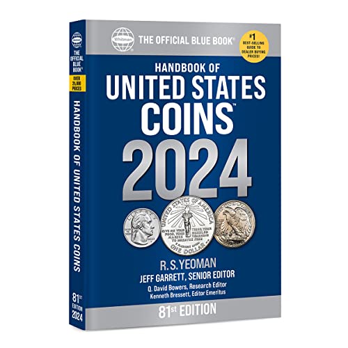 Handbook (BlueBook) of United States Coins 2024 Paperback (Handbook of United State Coins)
