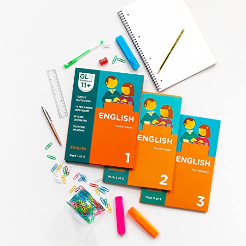 GL Assessment 11+ Practice Papers Bundle of All English 11+ Practice Packs (3 Packs)