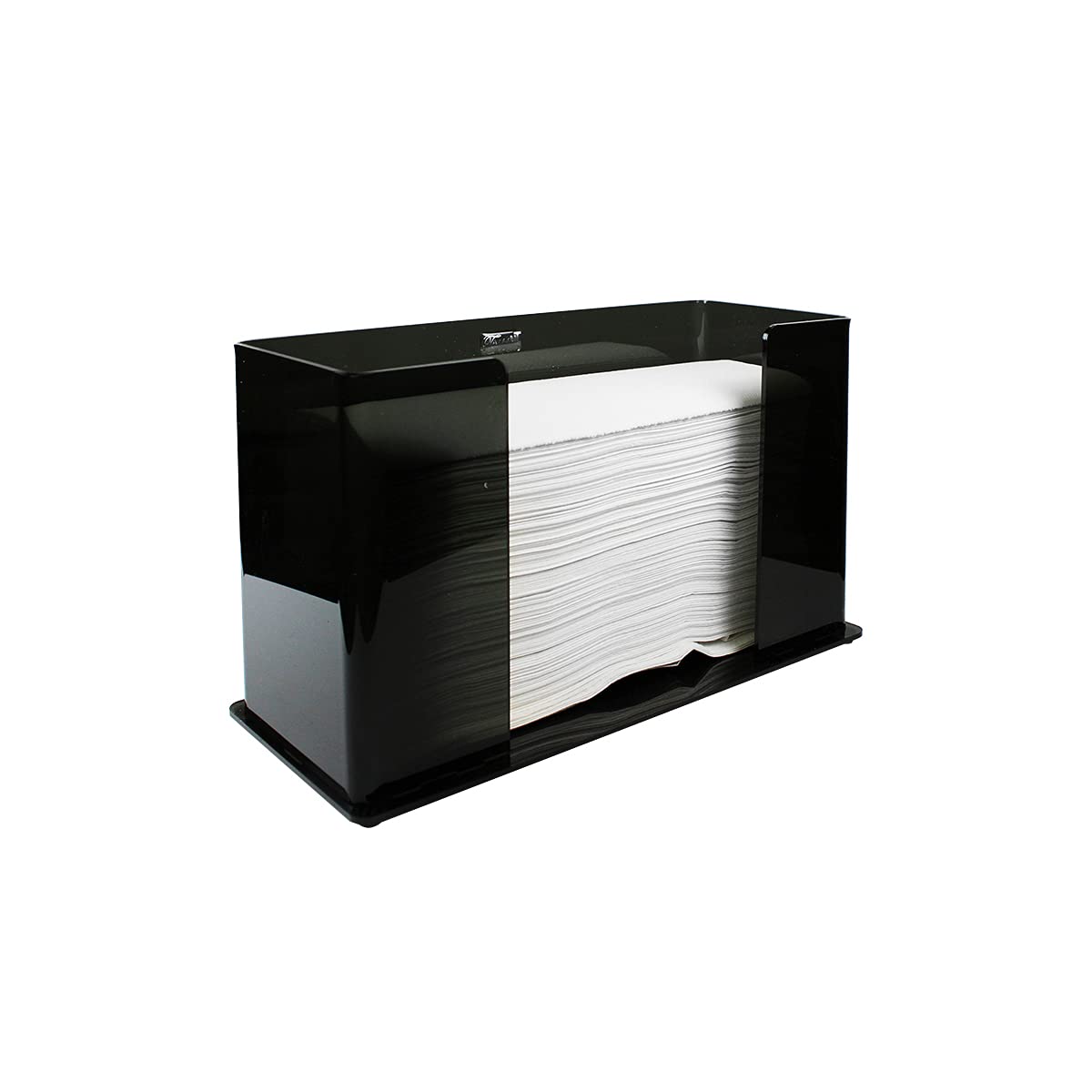 TrippNT 52914 Black Countertop Paper Towel Holder