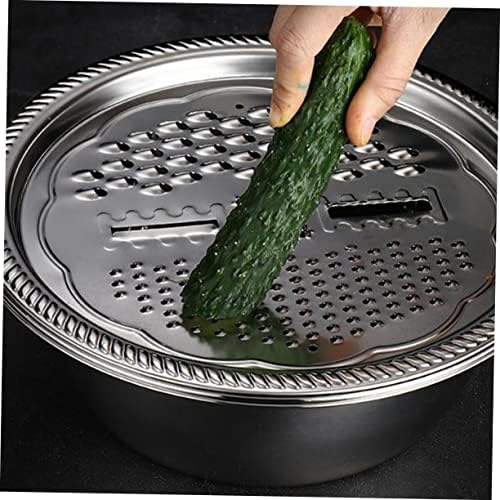 OFFSCHStainless Steel Grater Basin for Kitchen UseMulti-functional Food Washer Slicer Tool