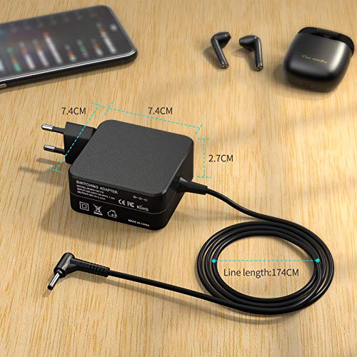 65W Laptop Ladekabel für Lenovo V14 V15 V17 G2 G3 G4 IdeaPad Flex 5 5i, Ideapad 3 3i 1 1i 3-15IIL05 3-15IML05 3-17IAU7 deapad S145 320 330 330s S340 L340 Yoga 530 510 710 Netzteil Ladegerät AC Adapter – Bild 7