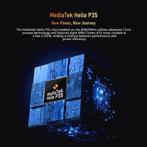 Blackview Outdoor Handy Ohne Vertrag BV6200 PRO, 13000mAh Akku, 8GB+128GB(1TB Erweiterung), 6,56'' HD+, ArcSoft® 13MP+8MP, Android 13 DUAL SIM IP68 MIL-STD-810H Wasserdichtes Smartphone,Schwarz – Bild 6