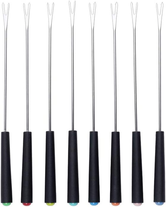 Stainless Steel Fondue Fork Set with Handle for Kitchen