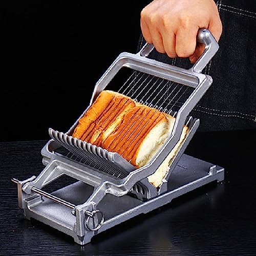 Perfect Cheese Slicer 10mm 20mm AdjustabilityCommercial Bread Cheese Grater with Grid Scale