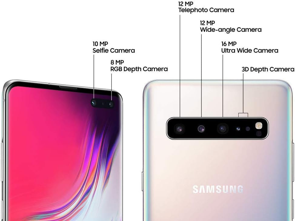 Samsung Galaxy S10 5G Smartphone 256GB Single-SIM (15.5cm (6.7 Zoll), 8 GB RAM, Android 9 to 12 - Deutsche Version (Silver) – Bild 3