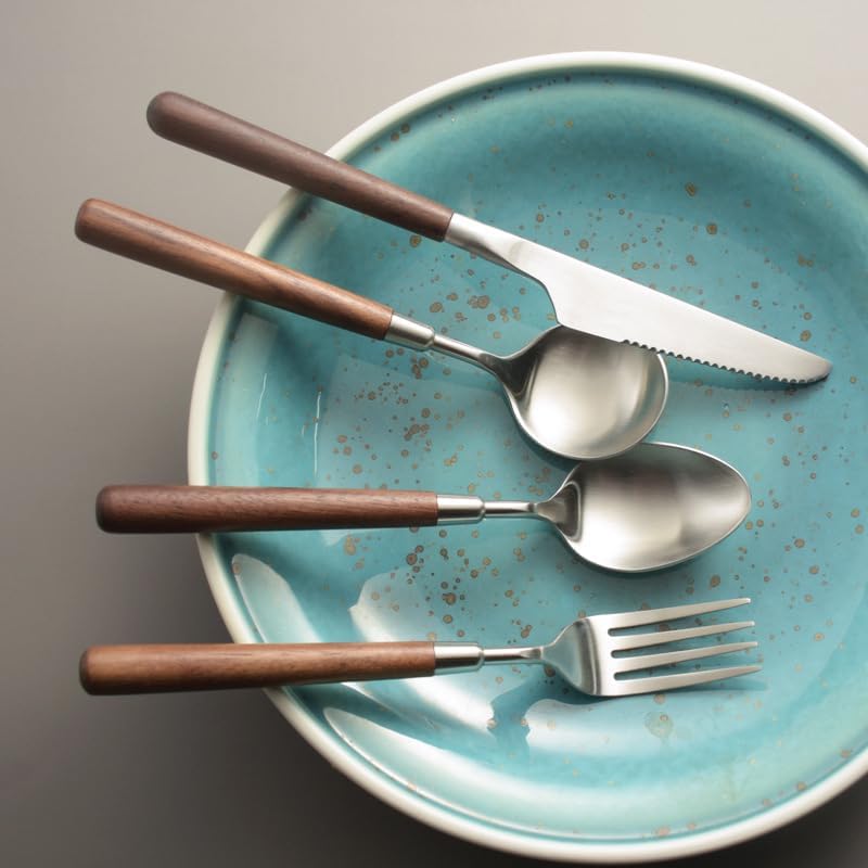 Durable Stainless Steel Serving Set Mirror Polished Edge 108 Pieces