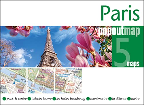 Paris PopOut Map (PopOut Maps) - pocket size, pop up Paris city map