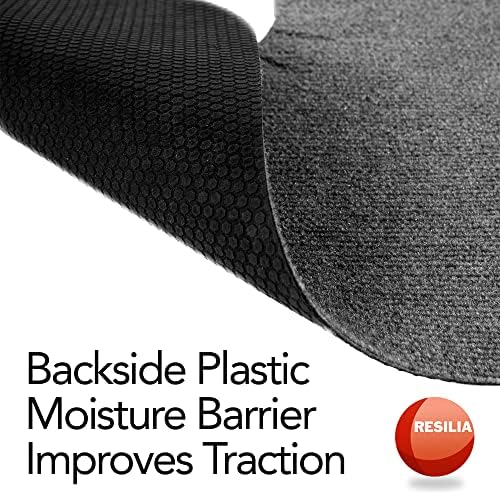 RESILIA Universal Rounded Potty Mat - 4 Pack Charcoal 1