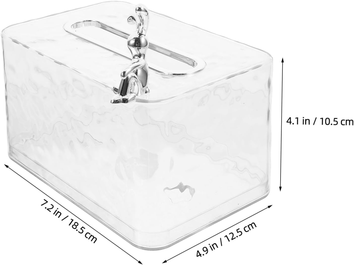 Stylish Clear Plastic Napkin Dispenser Box