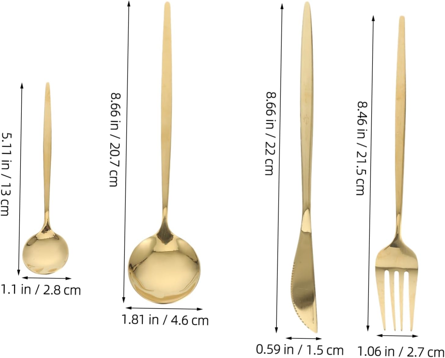 Luxury Gold Plated Dinnerware Set