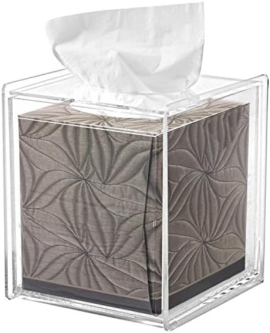 MyGift facial tissue dispenser box clear acrylic