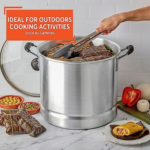 IMUSA Aluminum 24-Quart Steamer