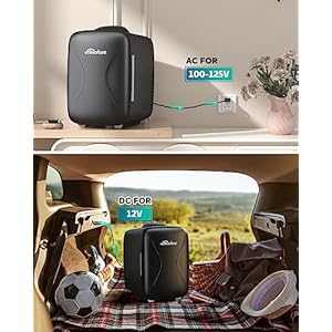   Mini-Fridge-Upgrade-Small-Fridge-Rapid-Cooling-4-Liter6-Cans-Skincare-Fridge-Cooler-and-Warmer-Refrigerators-for-Bedroom-Cosmetics-Office-and-Car-Black