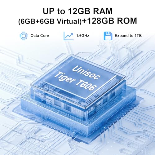 Blackview A52 Pro (12GB+128GB) Smartphone Ohne Vertrag, 5180mAh 90Hz/6.52" HD+ Handy günstig, 13MP+5MP Kamera, Octa-Core/Fingerabdruck/3,5 mm Jack/GPS/OTG Dual SIM 4G Simlockfreie Handys – Bild 4