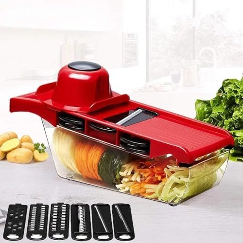 11-in-1 Kitchen Tool Red Chopper