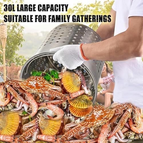 Wzglod Heavy Duty Stainless Steel Steamer Pot Set