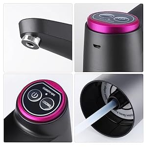   Water-Bottle-DispenserAutomatic-Drinking-Water-PumpWater-Jug-Dispenser-Smart-USB-Portable-Water-Bottle-Pump-with-USB-Electric-Charging-and-Automatic-Off-Switch-Black