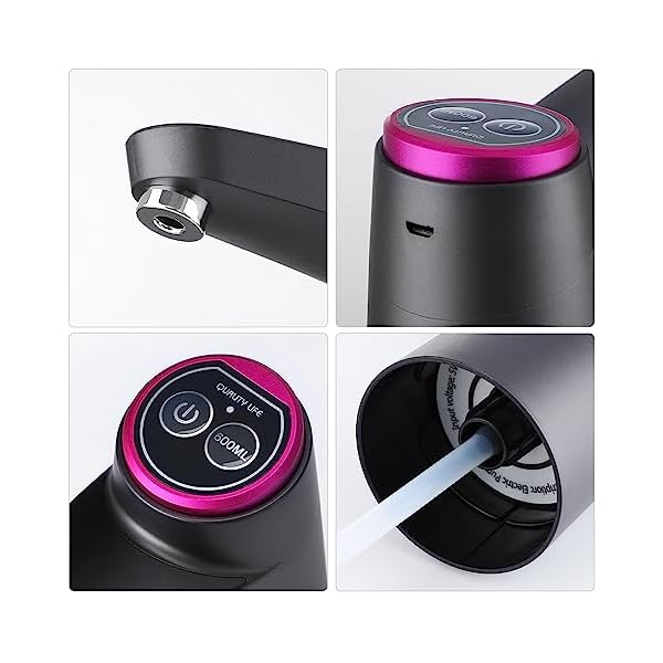   Water-Bottle-DispenserAutomatic-Drinking-Water-PumpWater-Jug-Dispenser-Smart-USB-Portable-Water-Bottle-Pump-with-USB-Electric-Charging-and-Automatic-Off-Switch-Black