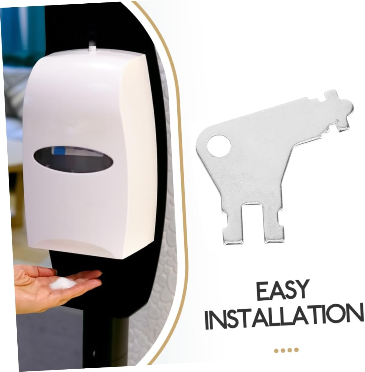 SAFIGLE 5-Piece Toilet Tissue Dispenser Key Set