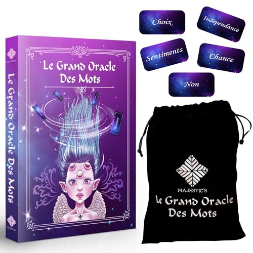 Le Grand Oracle des Mots – Oracle Divinatoire de 150 Mots (Français) – Voyance, Cartomancie – Outil Ludique, Précis, Facile, Pour tous les âges