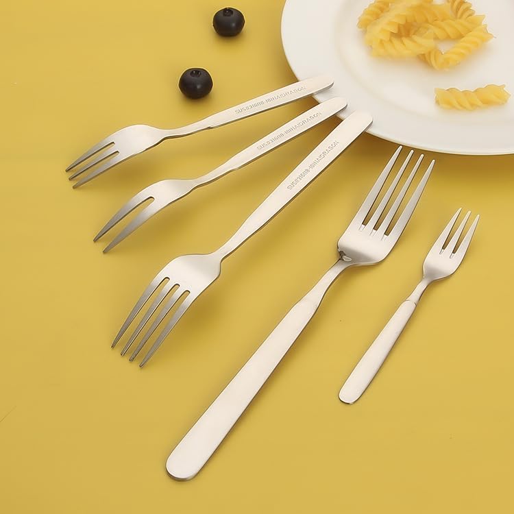 GOODJAYVEN 5 Piece Set of 316 Stainless Steel Forks