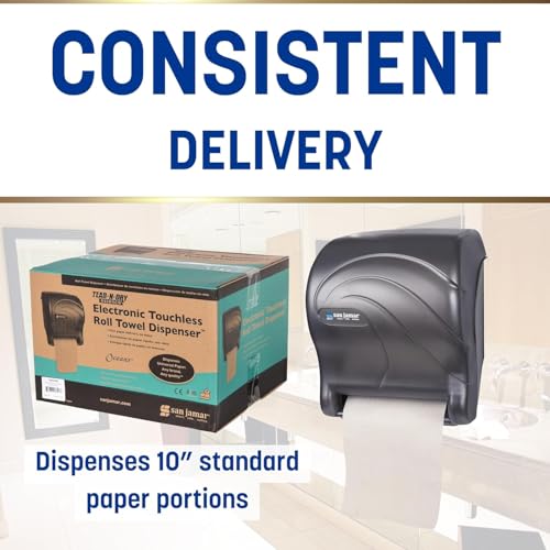 San Jamar Tear-N-Dry Essence Dispenser Comfort Convenience You Can Trust