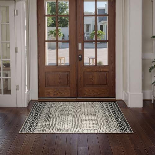 Soft Non-Slip Moroccan Washable Rug 2x4