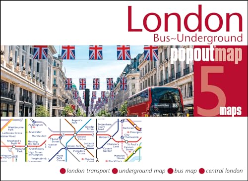 London Bus and Underground PopOut Map (PopOut Maps) - pocket size, pop up city map