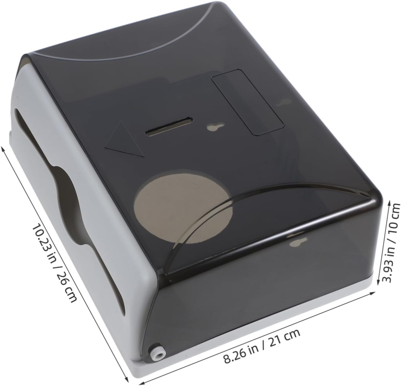 Mucklily Plastic Paper Towel Dispenser Touchless Wall Mount for Home