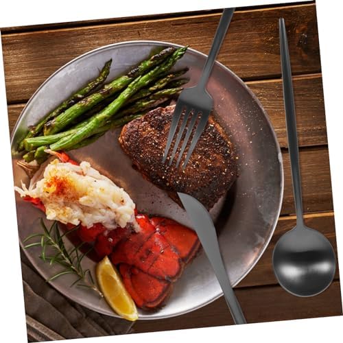 Unomor Stainless Steel Fork Spoon Knife Set
