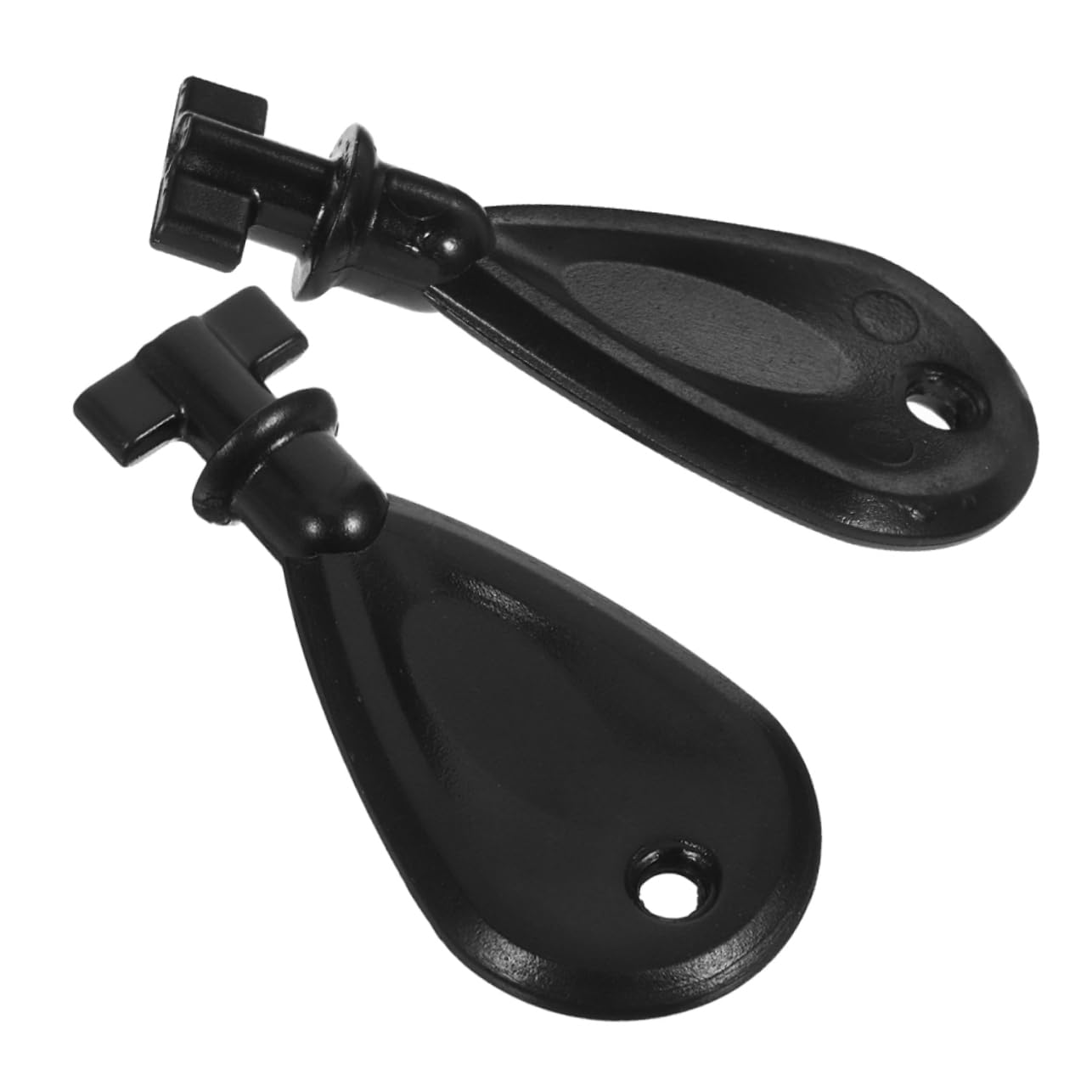 KICHOUSE 6 Pcs Tissue Box Key Replacement Black