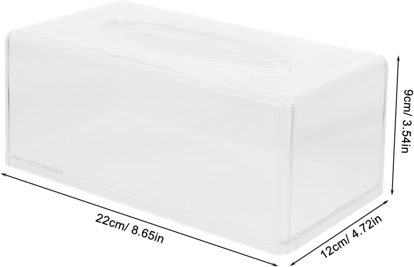 Stylish Acrylic Tissue Dispenser