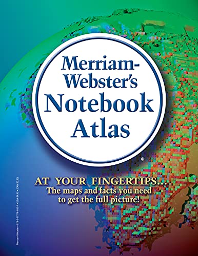 Merriam-Webster’s Notebook Atlas - Features full-color maps - Fits in a 3-ring binder
