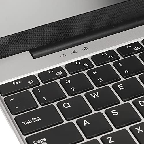 PUSOKEI 15,6 Zoll Laptop, Windows 11 Laptops, Celeron N5095 Prozessor, 16GB 128G SSD, 2K IPS Display, UHD Grafik, Webcam, 5G WiFi, BT, Tastatur mit Hintergrundbeleuchtung, Silber – Bild 8