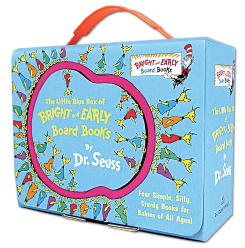 The Little Blue Box of Bright and Early Board Books: Hop on Pop; Oh, the Thinks You Can Think!; Ten Apples Up On Top!; The Shape of Me and Other Stuff