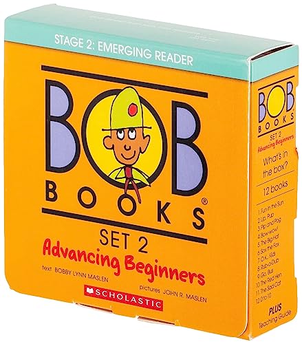 Bob Books: Set 2 - Advancing Beginners Box Set (12 books): 8 Books for Young Readers: 02 (Stage 2: Emerging Readers)
