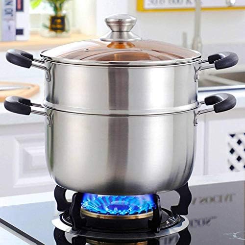 Steamer stainless steel twolayer pot home kitchen