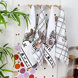   Mixweer-Set-of-4-Decorative-Kitchen-Towels-Farm-Dish-Towels-Dish-Cloths-Absorbent-Retro-Color-Hand-Towels-Tea-Dish-Washcloths-for-Cooking-Baking-Housewarming-Gift-1575-x-2362-in