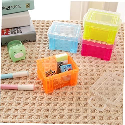 Mikinona Lidded Storage Bin for Home Office Makeup Organizer