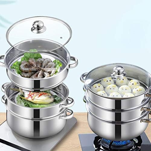 Cabilock 4-Layer Stainless Steel Steamer Pot