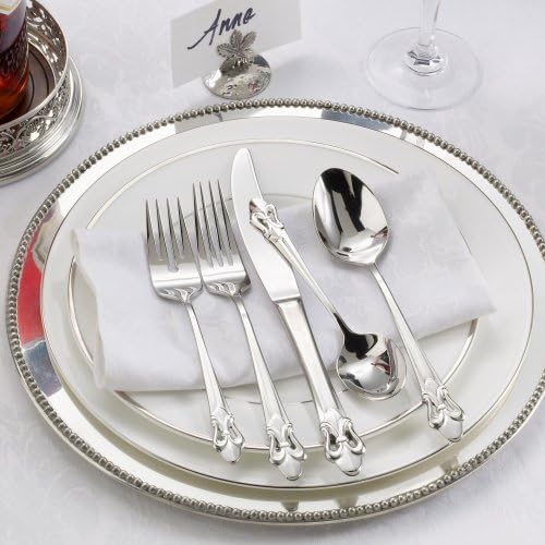 Perfect Ginkgo International Fleur de Lis 5-Piece Flatware Set