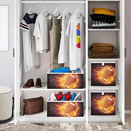 RunningBear Fire Flame Storage Basket for Kids Toys and Clothes